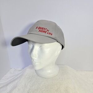 Orangetheory A Quest For More Life Gray Adjustable Ball Cap Hat Lightweight